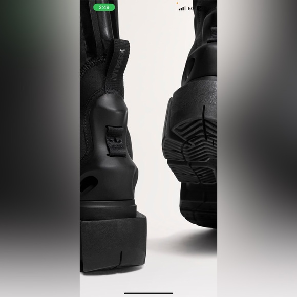 Ivy Park Noir Over the Knee Boots - size 7.5 - Picture 4 of 9